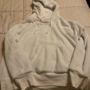 Xhilaration Target brand white fluffy sweater